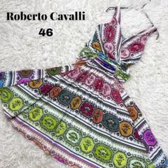 美品、ロベルト・カヴァリ　ワンピース ロベルトカバッリレディースワンピースサイズS美品