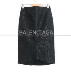 BALENCIAGA ロングスカート 男女兼用 Balenciaga Black Size Brand Skirt, Large Midi High