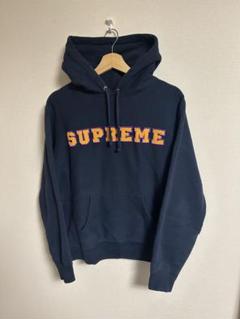 Supreme Cord Collegiate Logo Hooded ネイビーのサムネイル
