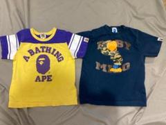 BAPE KIDS 半袖シャツ サイズ110 2つセット バラ売り可能 BAPE KIDS 半袖シャツ サイズ110 2つセット バラ売り可能