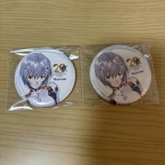 エヴァンゲリオン　関西万博限定　アニメイト　缶バッジ　レイ　2個① エヴァンゲリオン 関西万博限定 アニメイト 缶バッジ レイ 2個②