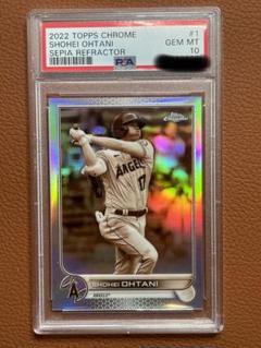 大谷翔平 PSA10 2022 Topps Chrome Sepia #1 Shohei Ohtani 2022 Topps Chrome #1 Sepia Refractor Price