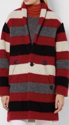 ISABEL MARANT ETOILE マルチカラーボーダー　コートのサムネイル