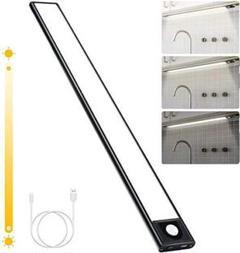 センサーライト LED USB充電式 2200mAh 大容量電池