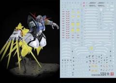 RG ジオング用蛍光水転写式デカール ガンダム ガンプラ プラモデル
