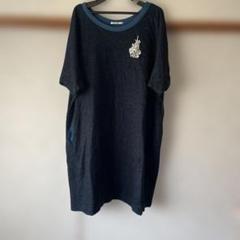 30%以上off‼️ミナペルホネン 黒 半袖チュニック ミナペルホネン ワンポイント刺繍半袖チュニック waferサイズ38