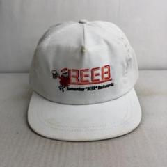 【USA製】REEB BEER ビンテージ トラッカーキャップ アメリカ製 白