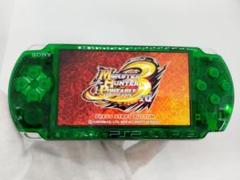 PSP 3000 すぐ遊べるセット【美品・カスタム】スケルトン　グリーン