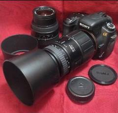 SONY α350 CCD最高画素一眼レフ＋超望遠450mmWズームレンズセット SONY α350 CCD最高画素一眼レフ＋超望遠450mmWズームレンズ