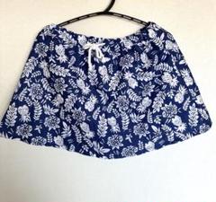 EAST BOY イーストボーイ ネイビー 花柄スカート
