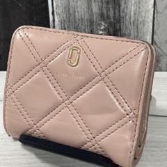 マークジェイコブス 二つ折り財布 ミニ財布 キルテッドソフトショット