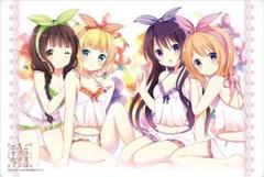 ご注文はうさぎですか? ごちうさ 集合 SD LOLIPO* プレイマット Amazon | ごちうさ 集合絵 カードゲーム ラバーマット プレイ