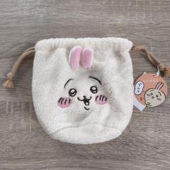 ちいかわ　うさぎ　フェイス巾着