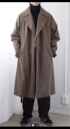 メゾンキツネ タイロッケンコート 19aw COMOLI コモリ ウォッシュドタイロッケンコート (V01-04008)