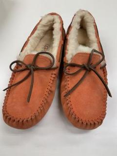 【新品】国内正規品 UGG ダコタ ムートン モカシン オレンジ スエード 新品】国内正規品 UGG ダコタ ムートン モカシン オレンジ