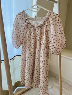 ZARA 花柄　半袖ワンピース チュニック 152cm