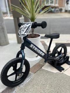 ストライダー　プロ　メタリックアクア　美品　軽量　サビ無し　スタンドセット 超軽量アルミ製ハイグレードモデル「STRIDER PRO」より新色が12