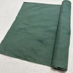 古布 草木染め 藍染 木綿 緑③ 35×179cm 未仕立て 反物はぎれ