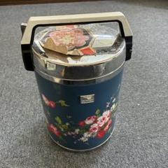 ★希少　美品【昭和レトロポップ】レア　未使用新品TIGER保温ジャー　赤 タイガー魔法瓶 保温・保冷ジャー 憩 KJF-36 花柄 未使用品