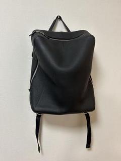 【美品】GANZO ガンゾ 7QS-H リュック バックパック レザー ブラック 7QS-H(ナナキューエス-エイチ)リュック｜最高級のメンズ革製品