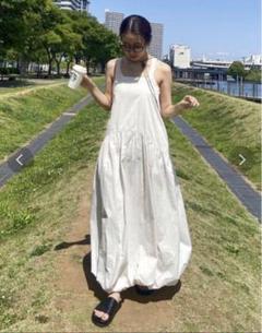 2024♡美品 Ungrid バルーンボリュームワンピースノースリーブ A