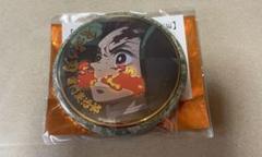 鬼滅の刃　箔押し缶バッジ　鬼滅カフェ　竈門炭治郎