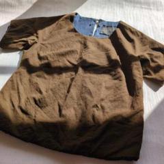 Chez VIDALENC　縮絨ウールＸシルクトップス　フランス製　美品のサムネイル