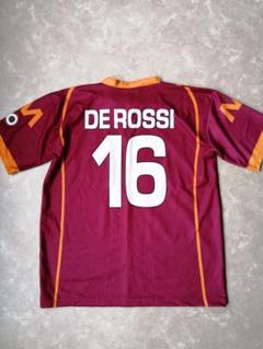 イタリア製 ASローマ レプリカユニフォーム DEROSSI デ・ロッシ XL