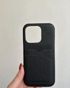 ボナベンチュラ　iPhone14pro スマホケース　ブラック　黒