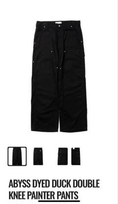 COOTIE 「Abyss Dyed Duck Double Knee Painter Pants