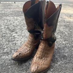 lucchese ルケーシー　ウェスタンブーツ　US8 USA製 新品同様 Lucchese ルケーシー ローンスター カーフ ウエスタン