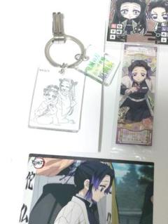 鬼滅の刃 原画展 クリアベースキーホルダー ＆ステッカー カナエ しのぶ