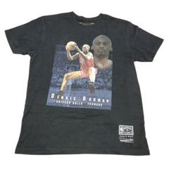 N-4141 デニス・ロッドマン Tシャツ ブラック NBA シカゴ・ブルズ