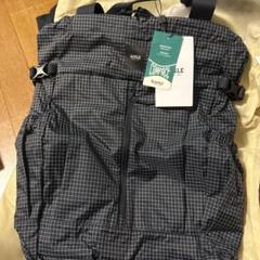 AIGLE COMPAC ネイビーチェックリュック - メルカリ