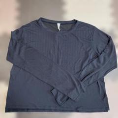 希少✨Lululemon ルルレモン　長袖カットソー　メッシュ　ネイビー 8 ウィメンズ ロングスリーブ 【ルルレモン公式｜lululemon Japan】