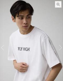 アズール　新品　Tシャツ FLY HIGHメッシュ切替トップス