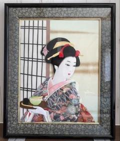 日本土産　インテリア　和服美人　Japan art Souvenir