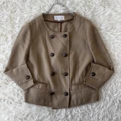 MACKINTOSH PHILOSOPHY✨ノーカラー麻ジャケット　ダブル刻印