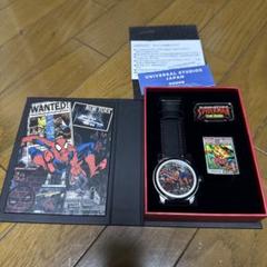 腕時計)(ピンバッジ)セット スパイダーマン ザ・ライド THE RIDE