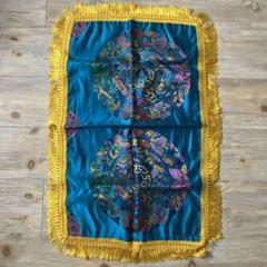 チャイナ刺繍フリンジ自由布　カラフル