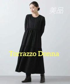 TORRAZZO DONNAドットティアードワンピース TORRAZZO DONNAドットティアードワンピース