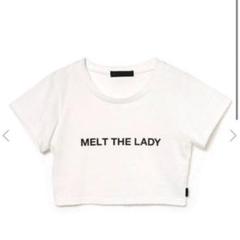 トップス melt the lady logo cropped tee logo cropped tee meltthelady