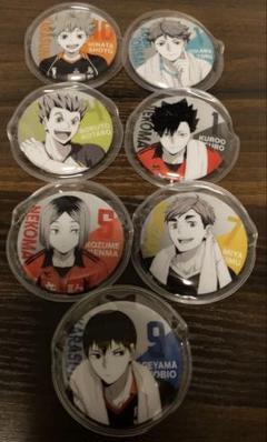 ハイキュー!! break timeトレーディング缶バッジ　全7種　コンプリート