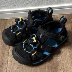 KEEN キッズサンダル ブラック 17㎝　美品