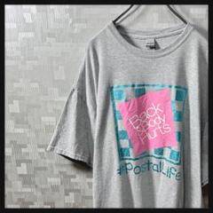 Tシャツ 2XL メンズ 半袖 ライトグレー 灰色 US 古着 ビッグサイズ