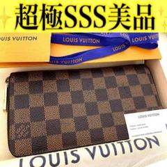 ルイ ヴィトン◎ジッピーウォレット ダミエ エベヌ 長財布 ラウンドファスナー