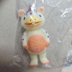 快獣ブースカ ソフビ ボールチェーンマスコット　蓄光　オレンジ