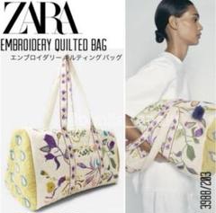 ZARA】新品タグ付き エンブロイダリーキルティングバック - メルカリ
