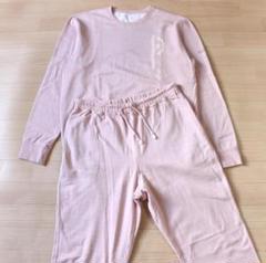 極美品】papas パパス スエッツト上下セット インディゴライクミニ裏毛
