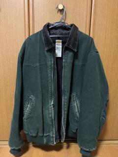 【希少カラー】90s Carhartt サンタフェジャケット ターコイズグリーン 古着 80-90s Carhartt ウエスタン ヨーク パデッド ターコイズ